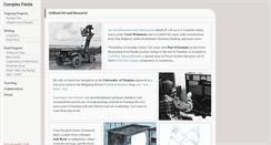 Desktop Screenshot of complexfields.org